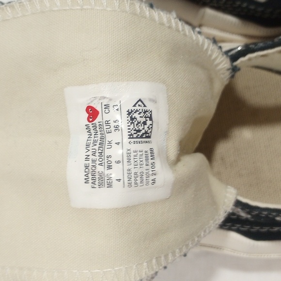 Converse x Comme des Garcons Play Chuck 70 Sneakers (High top) - Picture 10 of 12